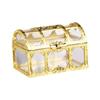 10pcs Candy Box Treasure Chest Shape Sugar Containers Holder Gift Storage Case Party Wedding Hand Gift Hollow Candy Box