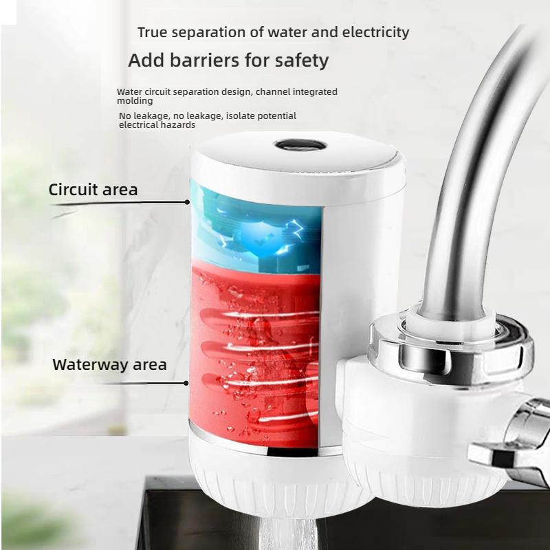 Kitchen Electric Water Heater Faucet Instant Heating Kitchen Tap Tankless Instantaneous Faucet Easy To Install