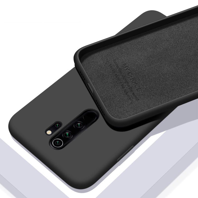 For XiaoMi RedMi Note 9 9s Pro 10 11 11S 10s 10T 9T 8 8T 7 Pro 9A 9C 10C Poco X3 F3 Soft Solid Candy Cover Liquid Silicone Case