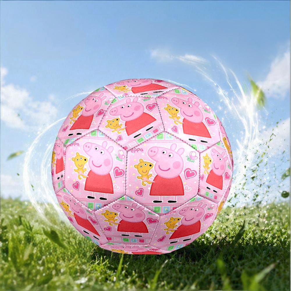 Dance Party With Peppa Size 5 Soccer Ball,Indoor/Outdoor Suitable for Training Matches Tournaments Practice Games Perfect Gift for Fan