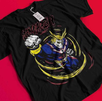 All Might T-shirt My Hero Academia Japanese Manga Midoriya Deku Shoto Shirt Dabi BB1004