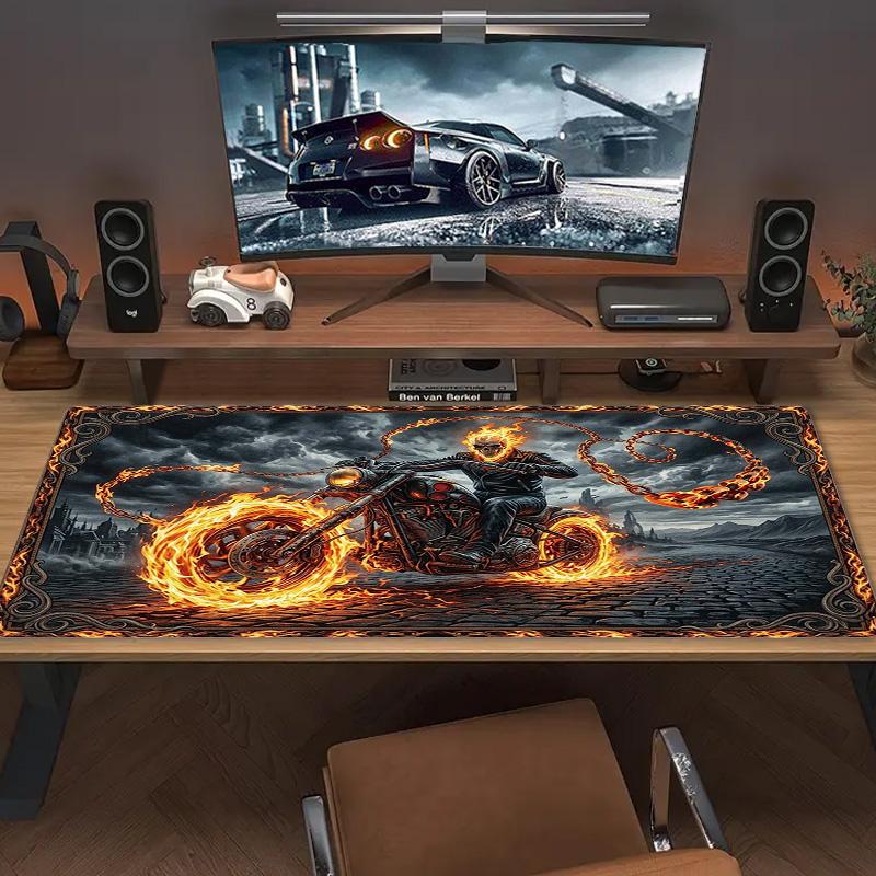 Horseman of Hell Color Mouse Pad Large Gaming Table Cushion Non-slip Laptop Tablet Big Mousepad XXL Mat Mini PC Playmat With Lock edge