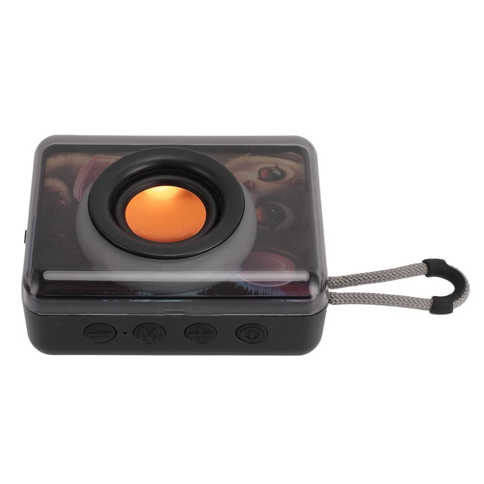 Portable Bluetooth Speaker 5W, RGB Lights, Waterproof, 1200mAh