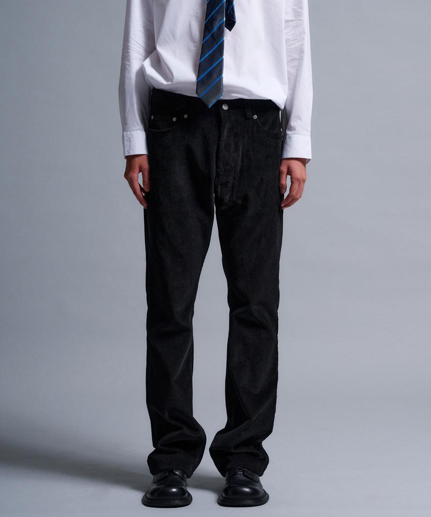 NOTRE ARTS Corduroy Bootcut Pants - Black