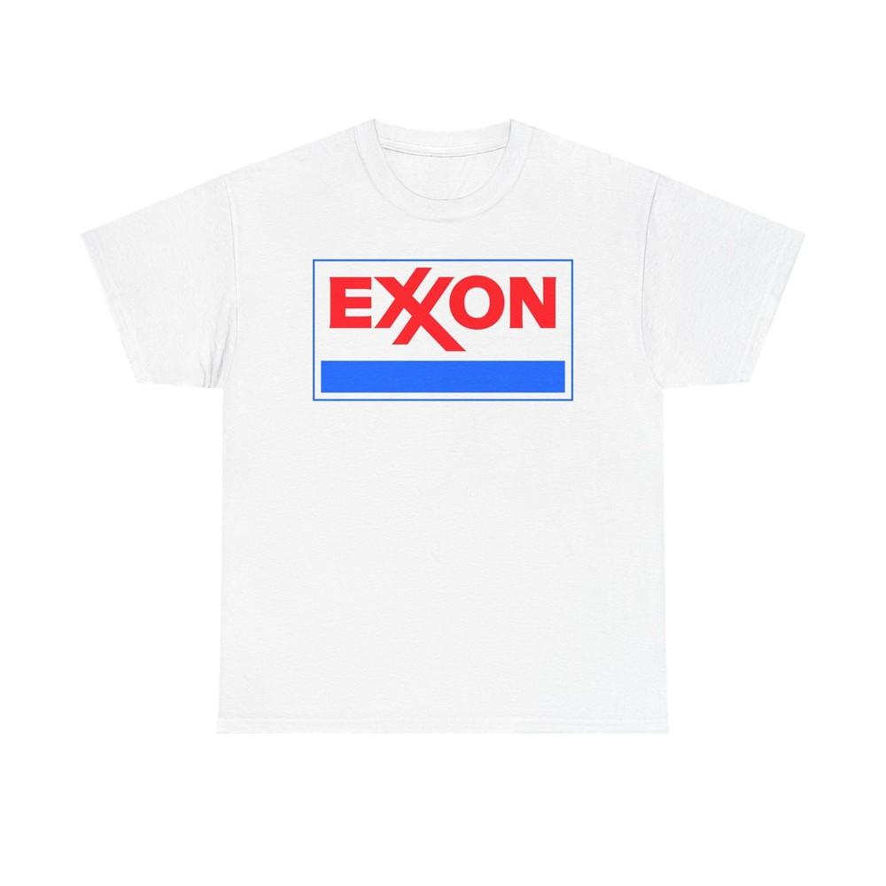 

Exxon Graphic T Shirt Vintage Gas Logo Unisex Heavy Cotton Tee Unisex T-Shirt XXL