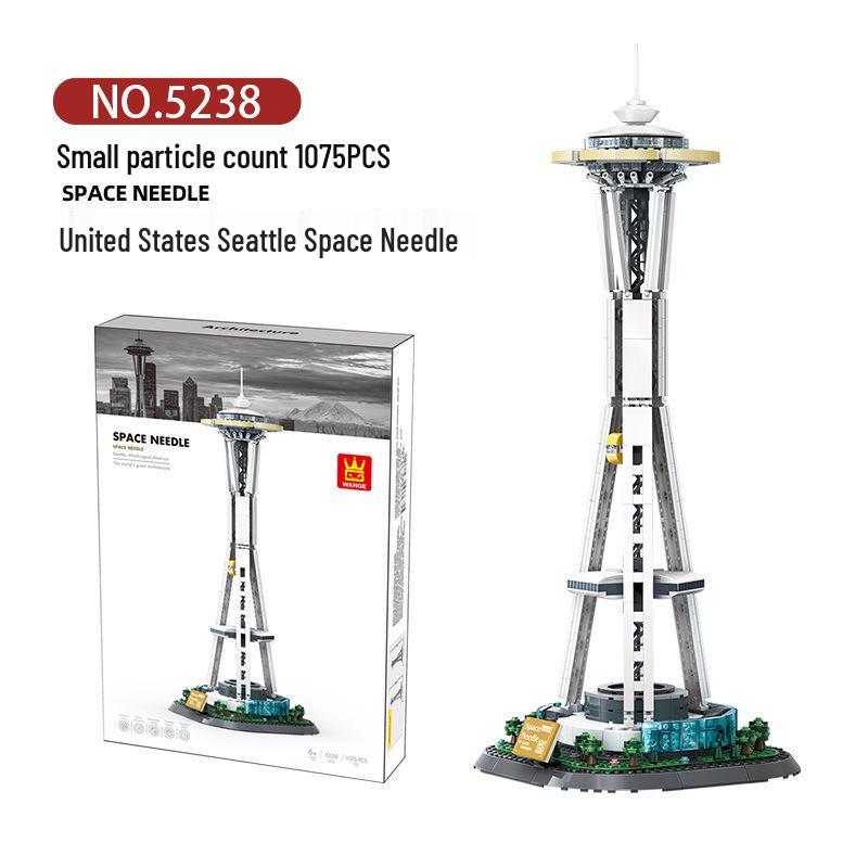 Wange 5218 Yellow Crane Tower Model - Free Shipping & Educational Building Blocks