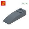 Non-Toxic 34Pcs/Lot No.44126 Curved 6 X 2 Block Moc Color Accessories Compatible With Curved Brick Diy Toys For Particle Brain Puzzle Toy