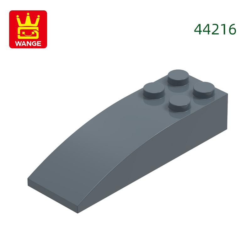 Non-Toxic 34Pcs/Lot No.44126 Curved 6 X 2 Block Moc Color Accessories Compatible With Curved Brick Diy Toys For Particle Brain Puzzle Toy