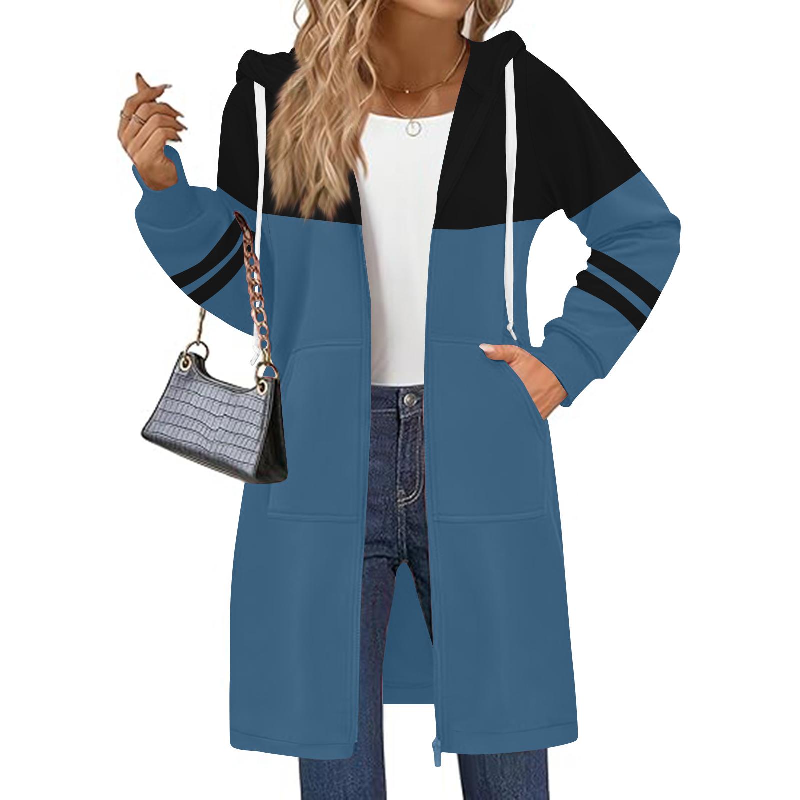 

Женские толстовки на молнии, оверсайз, флисовые, длинные, пуловер с капюшоном, повседневные, с длинным рукавом, осенняя куртка-худи XXL