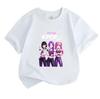 Kids Boys Girls Crew Neck Short Sleeve 100% Cotton T-Shirt,