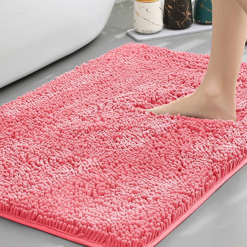 Water-absorbent Non-slip Foot Mat,Chenier Carpet,Bathroom Mat, Anti Slip Carpet, Bathroom Floor Mat