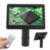 7in LCD HD Video Microscope with 150X C Bracket Camera Professional Maintenance Tool