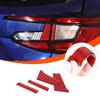 Red Carbon fiber Rear Tail Light Spacer trim sticker for Subaru Crosstrek 2024