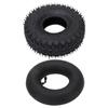 Scooter Tire Tube Set 4.10/3.50?4 Thickened Outer Tire Inner Tube with Bent Valve for Electric Scooter