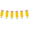 Partyprops Pencil Banner | Pencil Garland | Kindergarten Banner | Classroom Decor | Pencil Party Decorations | Back To School Party Decorations |