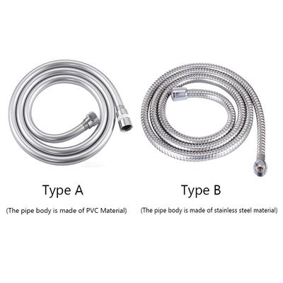Flexible Bidet Pipe Anti Winding Water Tube Handheld Shower Head Hose PVC Explosion-proof