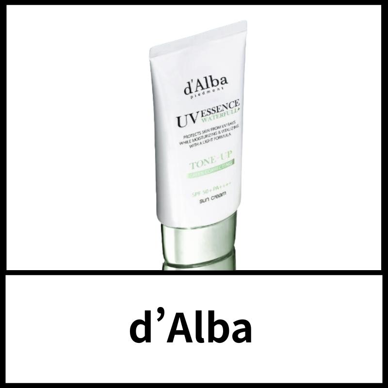 d Alba Clean Tea Tree Liposome Green Tone-Up Sunscreen (50ml) SPF50+ PA++++ | Redness Relief & Color Correcting | Tea Tree & Liposome Tech