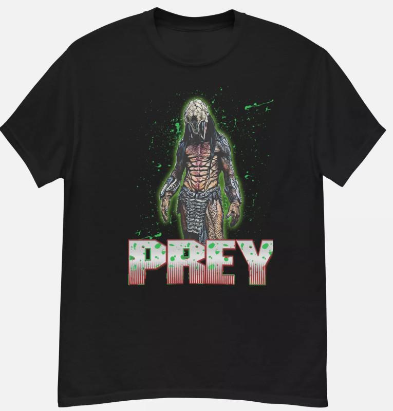 

Prey movie Tshirt -horror classic tee the predator shirt 2XL