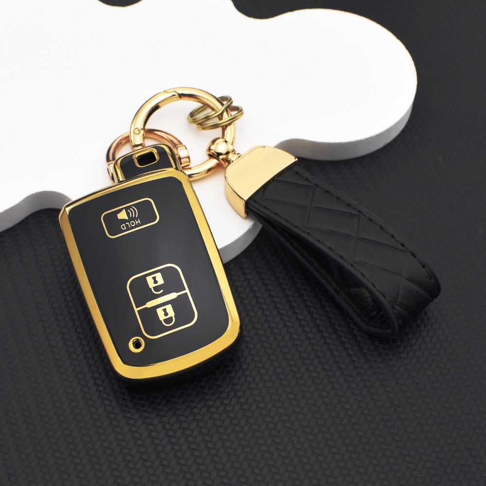 2/3/4 Buttons Anti-Scratch TPU Key Fob Cover for Toyota Camry RAV4 2012-2018 Key Holder Fit For Auris Hybrid Avalon Yaris Verso