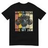 Monster Trucks Are My Jam Vintage Retro Monster Truck Tshirt Small