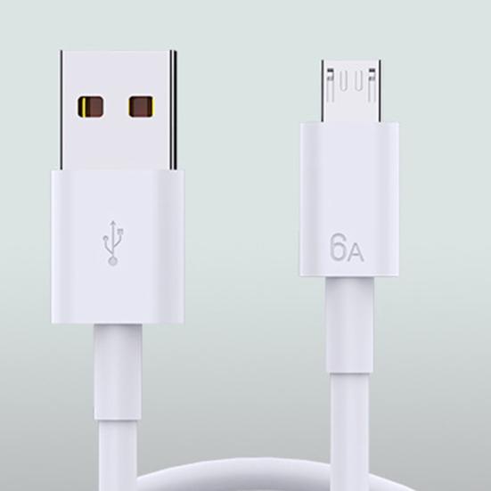 Cable de datos de alta tenacidad, antienrollamiento, salida estable, 12 V, 6 A, 1 metro, cable de datos USB/Tipo C para Xiaomi, Huawei, OPPO y Android