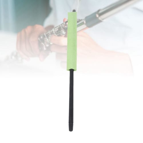 Flute Cleaning Rod, Flute Swab, Cleaning Stick, ABS and Silicone Material, Absorbent, Flute Accessory