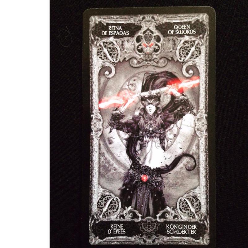 XIII Dark Tarot Cards Deck Board Game English Mysterious Divination Fate