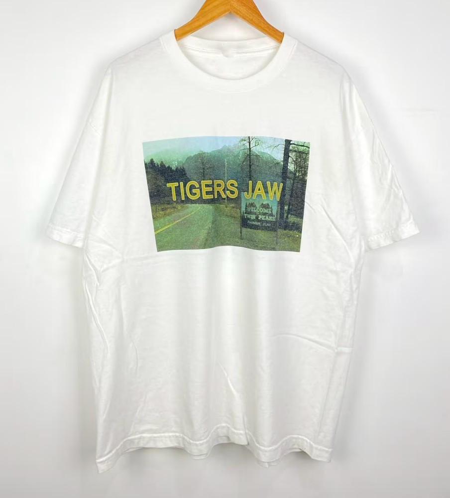 Tigers Jaw Двухвершинная Унисекс Футболка с Коротким Рукавом S-2345XL D171 Унисекс Футболка XXXXL