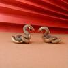 1pc Traditional Brass Snake Figurine Traditional Brass Figurines Zodiac Collectible Desk Ornaments Home Office Decor Tea Pet