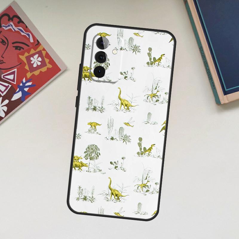 Dinosaur Pattern Case For Samsung Galaxy A17 A15 A54 A34 A14 A13 A23 A33 A53 A52 A32 A12 A56 A36 A16 A35 A55