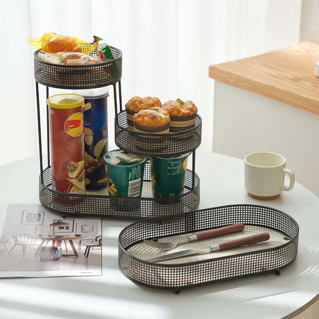 Fruit Basket, Living Room, Coffee Table, Household Multi-Layer Fruit Plate Rack, Snack Rack, Nordic Candy Storage Rack