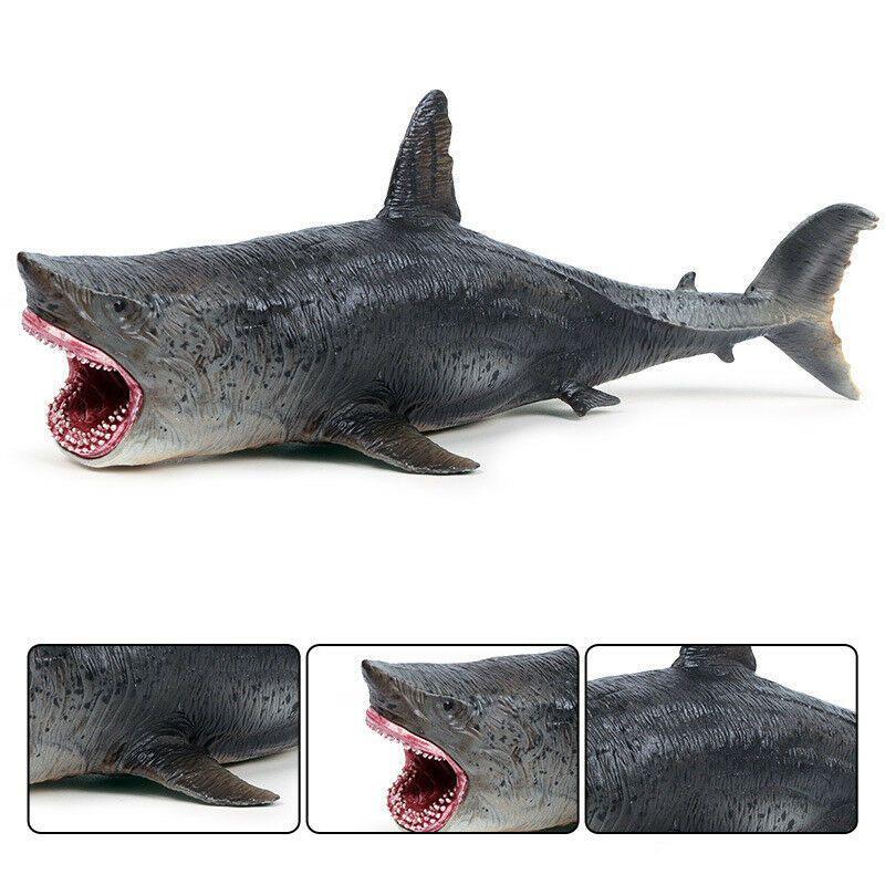 Authentic Megalodon Figure Ancient Shark Wild Animal Pvc Model For Decor And Gifting