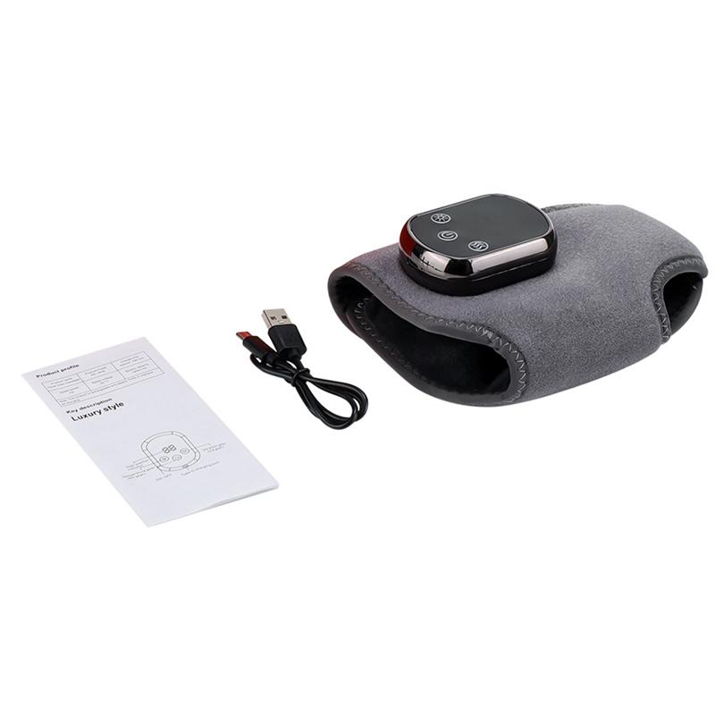 A78E-USB Rechargeable Ankle Massager Rechargeable Heating Therapy Device Electric Ankle Protector