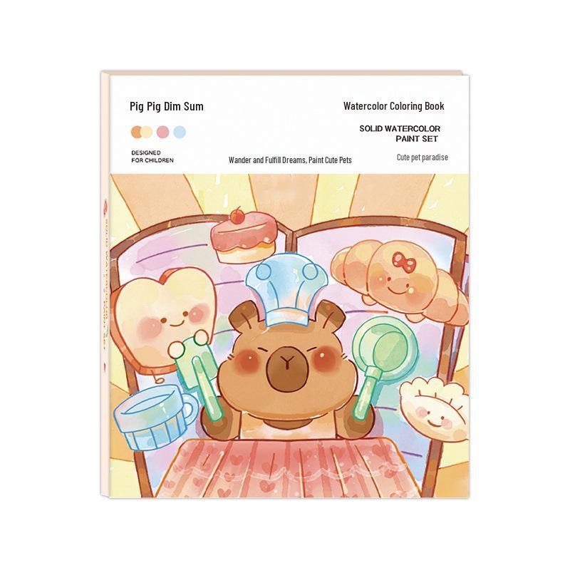 Kids' Creative Watercolor Book: DIY Doodle & Painting for Kindergarten