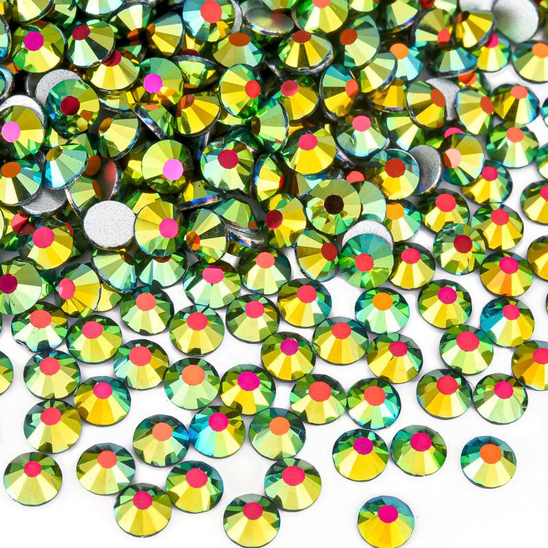 

Стеклянный кристалл, плоский бриллиант, круглый волшебный маникюрный бриллиант, чехол для мобильного телефона со стразами своими руками, косметическая наклейка, аксессуары для ювелирных изделий с бриллиантами. ss6 (diameter 1.9-2 mm) 1440 pcs/bag