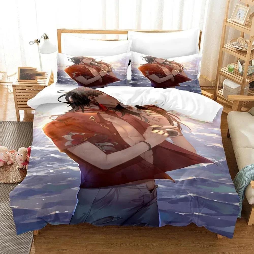 3D Printed Vox Akuma Bedding Set Boys Girls Twin Queen Size Duvet Cover Pillowcase Bed Kids Adult FashionHome Textile