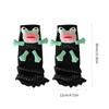 Stylish Funny Cartoon Leg Covers for Parties Or Cosplay Women Girls Cute 3D Stuffed Ugly Frogs Leg Warmers Boot Cuffs