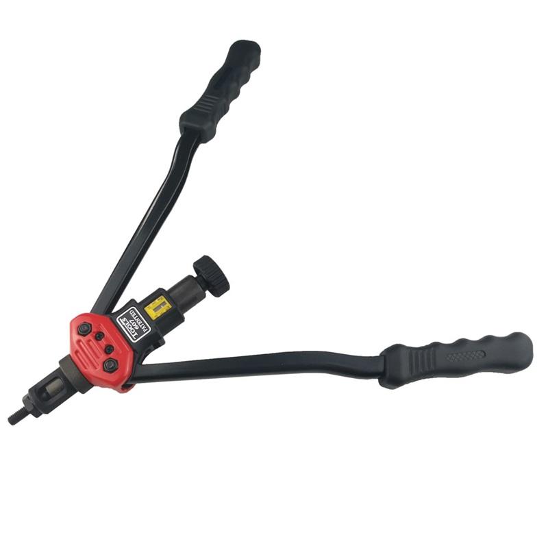 Allsome BT-607 16" Manual Riveter Gun Hand Rivet Tool Kit Rivet Nut Setting Tool Nut Setter M3/M4/M5/M6/M8/M10/M12