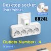 Multi-functional Socket with Smart Night Light USB Fast Charging Independent Control Multi-port Power Strip Overload Protection