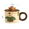Retro Bear Cup Cute Cartoon Ceramic Cup Niche Mug Coffee Cup Girls Water Cup Cup Gift