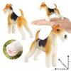 Oenux Kitty Dog Animals Model Action Figure Siamese Husky Pug Rottweiler Puppy Figurines PVC Cute Collection Toy Kids Gift