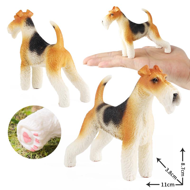 Oenux Kitty Dog Animals Model Action Figure Siamese Husky Pug Rottweiler Puppy Figurines PVC Cute Collection Toy Kids Gift
