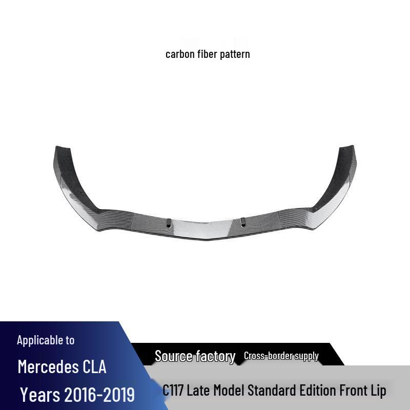 Standard Front Bumper Lip for Mercedes - Modified Cross-Border Design