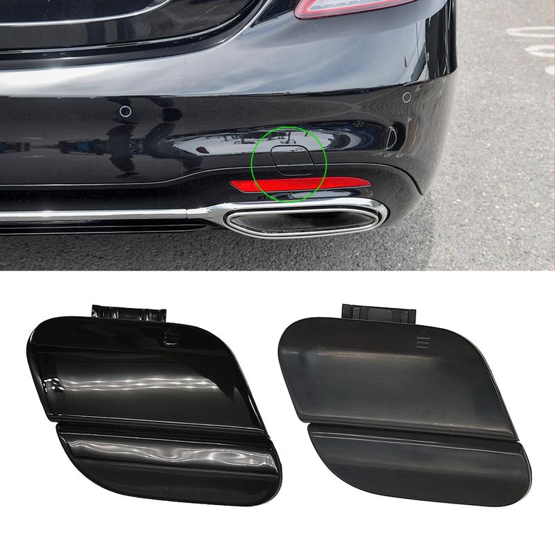For Mercedes W222 Car Rear Bumper Tow Hook Cover Cap Black For Benz S Class 2018- S300 S350 S400 S500 S600 2228852301