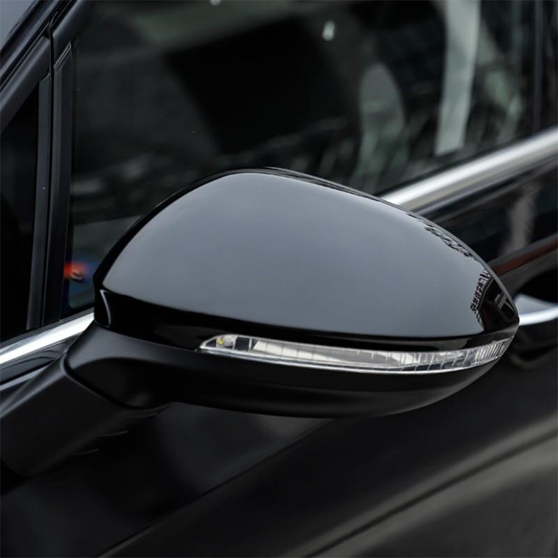 Gloss Black For VW Golf 8 MK8 8R R-line GTI W/ Lane Assist Wing Mirror Cover Cap