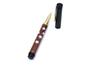 Kiyoteru Craft Porcelain Cap-Style Ballpoint Pen, Cherry Blossom Design, Reddish Brown, CLJ_TBP_209