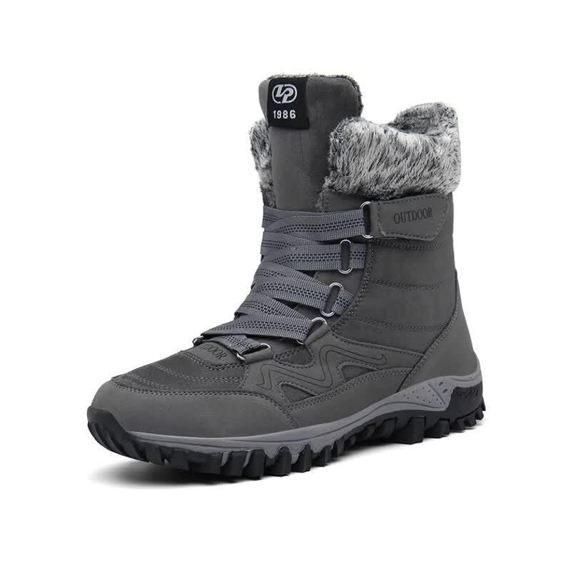Laobaojia Unisex Winter Fleece-Lined Snow Boots