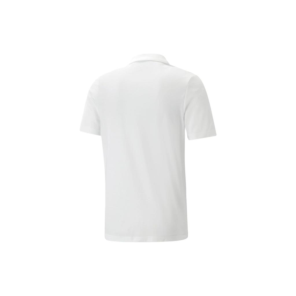 Puma X Koszulka polo z krótkim rękawem z nadrukiem logo Mercedes-Benz Męska Koszulki polo Biała 538478-03