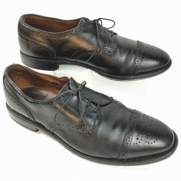 

Allen Edmonds Vintage Sanford Cap Toe Business Shoes Black Size 9.5E / 27.0-27.5cm Men s(USED)