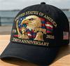 Eagle United States 250th Anniversary Hat Adjustable Printed Baseball Cap Outdoor Casual Hats Gifts GZW